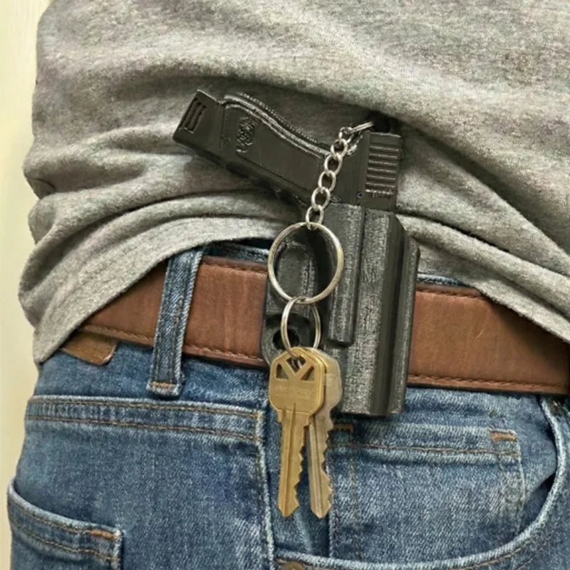 Tactical Pistol Keychain