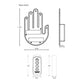 Finger Light LED Car Sign