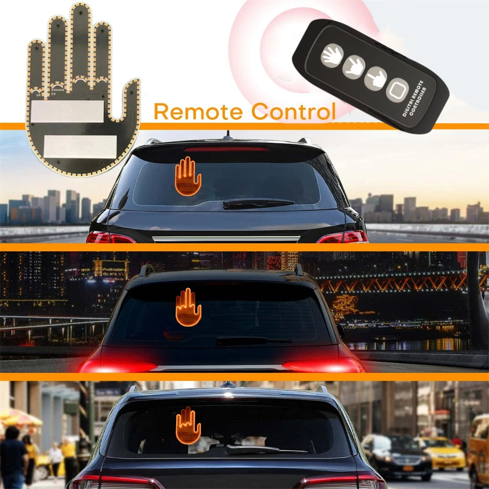 Finger Light LED Car Sign