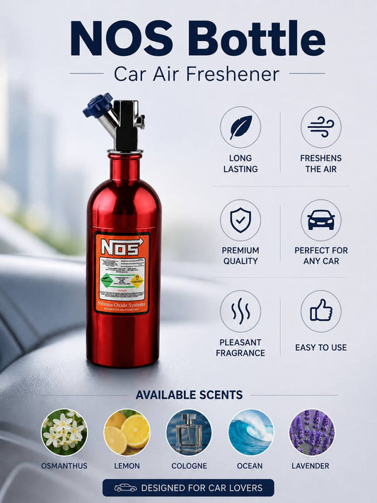 NOS Bottle Car Air Freshener